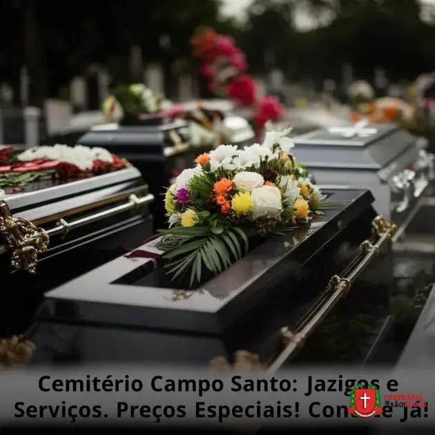 Cemitério Campo Santo: Jazigos e Serviços. Preços Especiais! Contate Já!