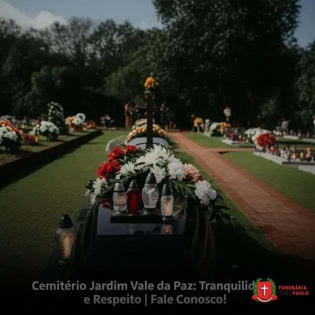 Cemitério Jardim Vale da Paz: Tranquilidade e Respeito | Fale Conosco!